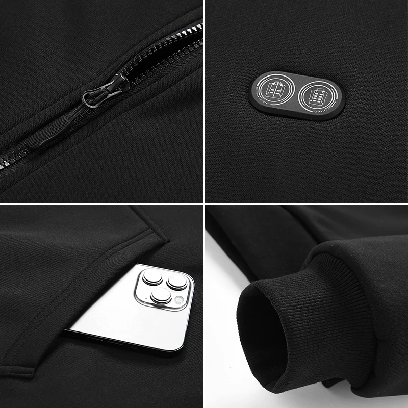 Hoodie Jacket That Will Heat Up Windproof 17 Zones Heated Hoodies Jackets Male Hoodie Winter Warm (Not Included The Power Bank) 6 Hoodie Jacket That Will Heat Up Windproof 17 Zones Heated Hoodies Jackets Male Hoodie Winter Warm (Not Included The Power Bank) 6