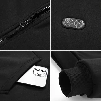 Hoodie Jacket That Will Heat Up Windproof 17 Zones Heated Hoodies Jackets Male Hoodie Winter Warm (Not Included The Power Bank) 6 Hoodie Jacket That Will Heat Up Windproof 17 Zones Heated Hoodies Jackets Male Hoodie Winter Warm (Not Included The Power Bank) 6