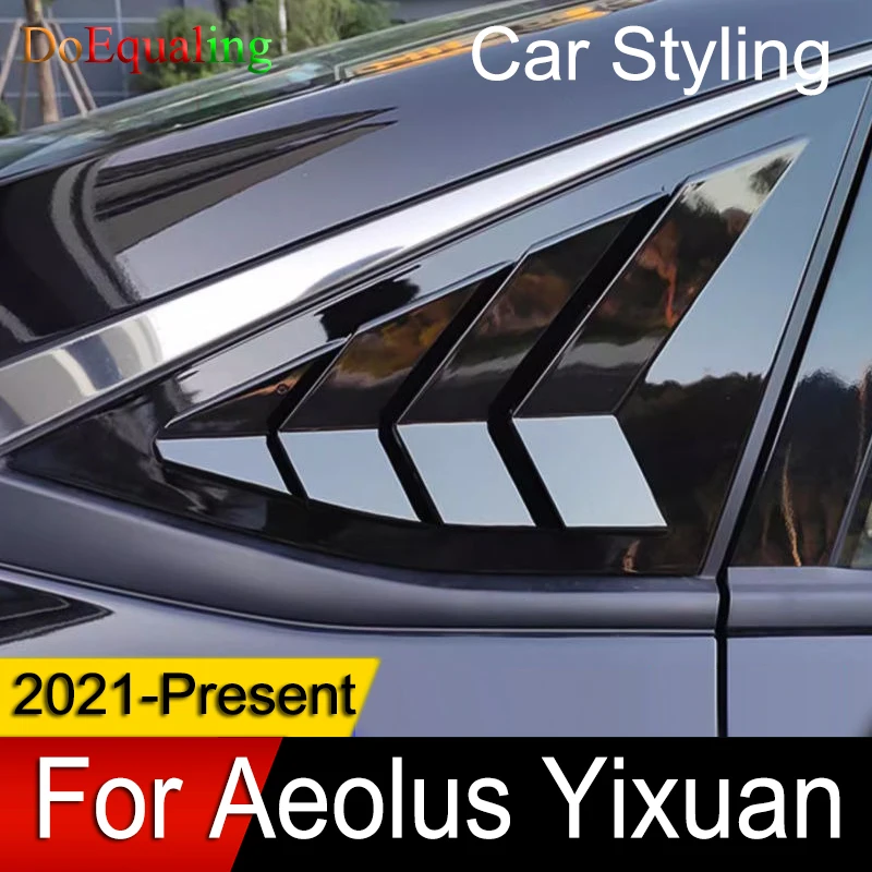 For Aeolus Yixuan 2021 2022 2023 2024 Car Rear Triangular Blinds Modified Window Air Outlet Body Exterior Accesorios Max