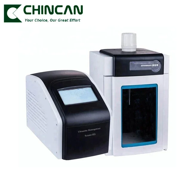 CHINCAN Scientz-IID Laboratory Ultrasonic Homogenizer Cell Disruptor Homogenizer Mixer 20-25KHz 0.5-600ml with touch screen