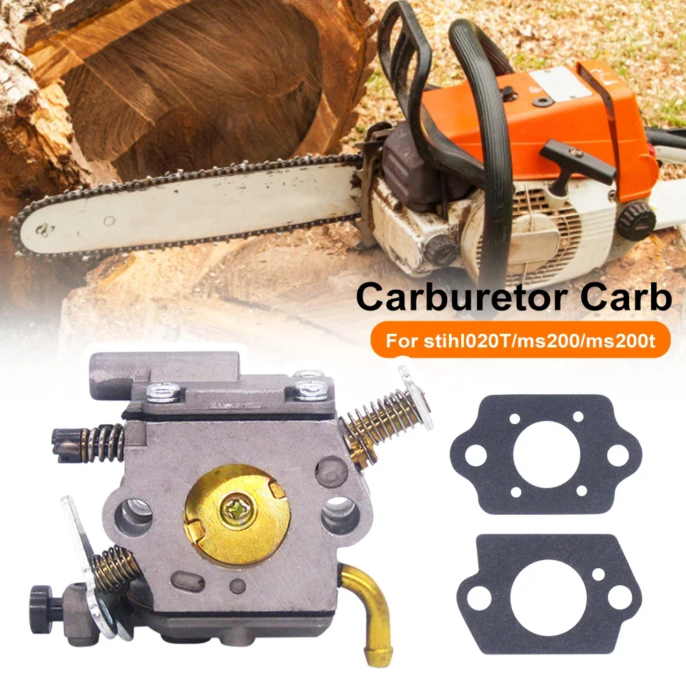 Carburetor Carb Fit For Stihl 020 020T MS200 MS200T Chainsaw Parts Chainsaw Carburetor With Mounting Gasket