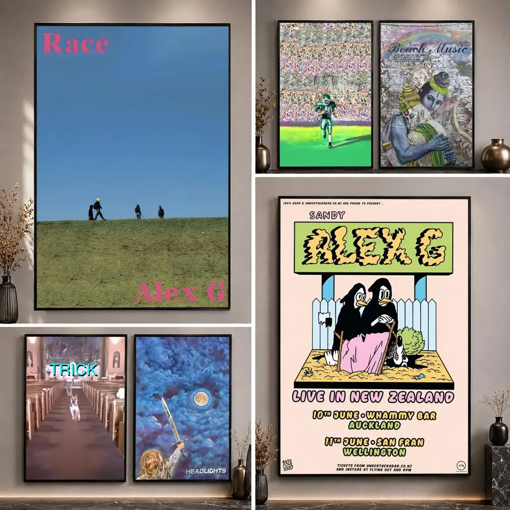 Singer Alex G Mary Sarah Trick Poster HD PP Waterproof Eco-Friendly For Kitchen Bathroom Wall Art Bedroom Home Decor