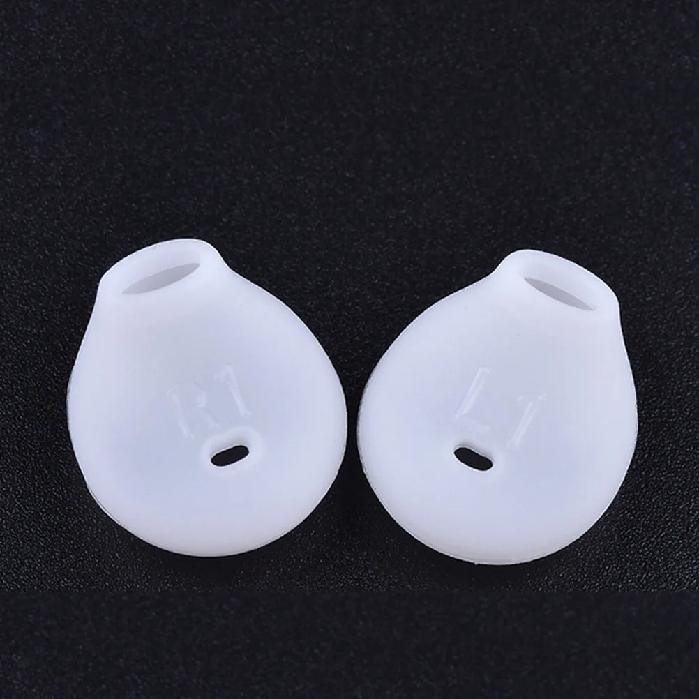 

25 Pairs Earphone Case White Replacement Silicone Caps Protector Durable Supply Comfort Quiet Dust Proof Hunting Accessories
