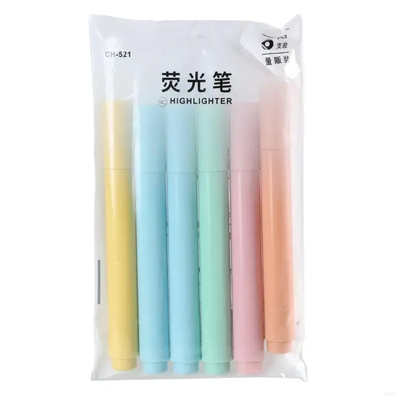 G5AA مجموعة واحدة من أقلام التحديد باستيل بألوان متنوعة، تجف بسرعة، وسهلة الحمل