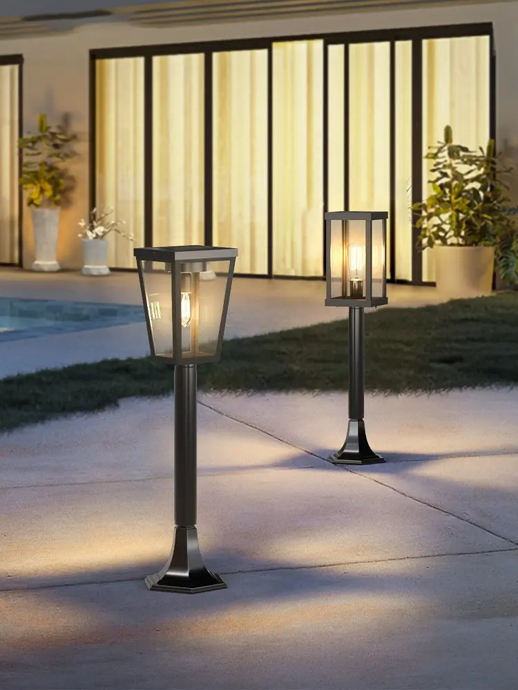 Aluminum Lawn Lamp Outdoor Garden Light IP55 Waterproof Smart Control Decorative for Courtyard & Yard