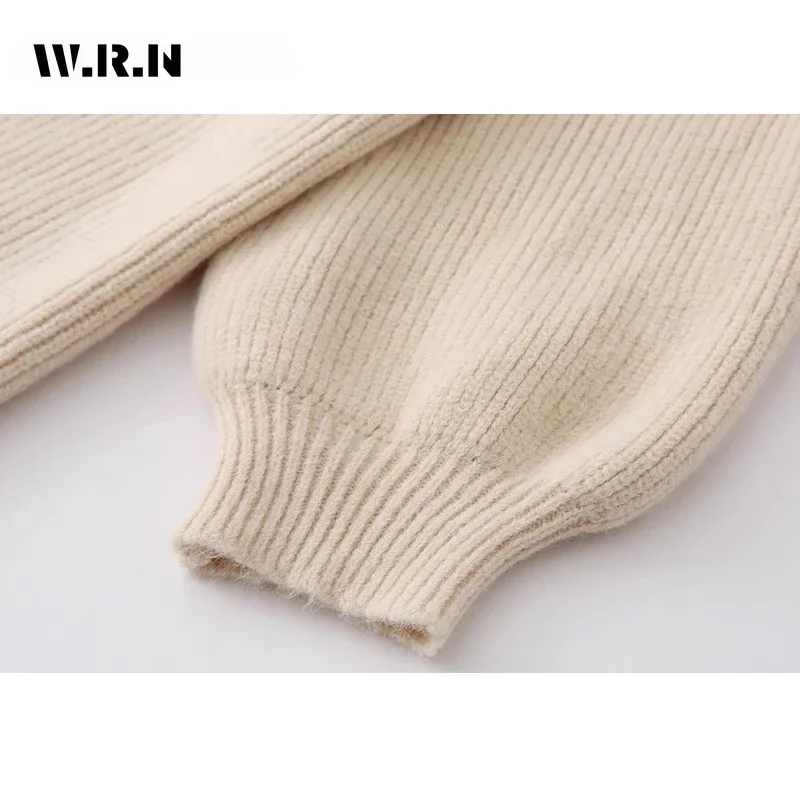 Vintage Style Solid Color Knitting Long Sleeve X-long Cardigans 2024 Winter Women Fashion Casual Oversized Office Lady Sweater