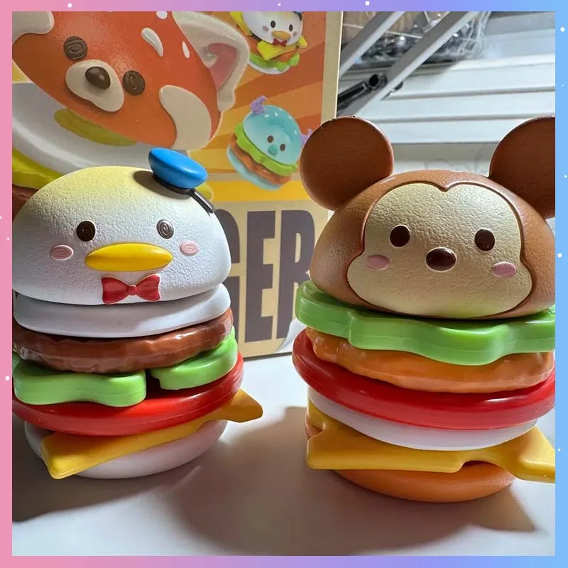 

Оригинальная серия «Тсумтсум: Гамбургер-мастерская» от Disney, коллекционная фигурка в закрытой упаковке, милая мультяшная фигурка, модный настольный декор, игрушка-модель, подарок на день рождения