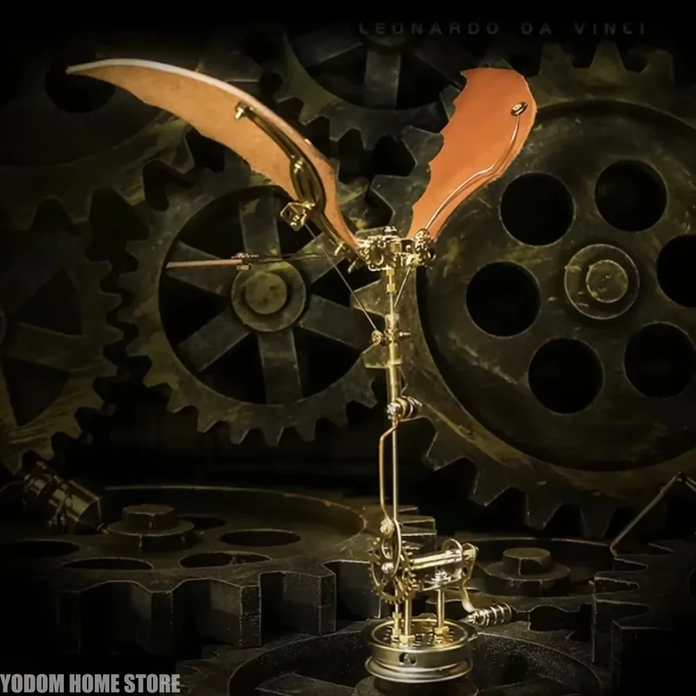 3D Puzzle Dragon Wing Puzzle Metal Kit Diy Model Building Kits DIY Assembly Steampunk Mechanical Puzzles Toy Kits for Adults