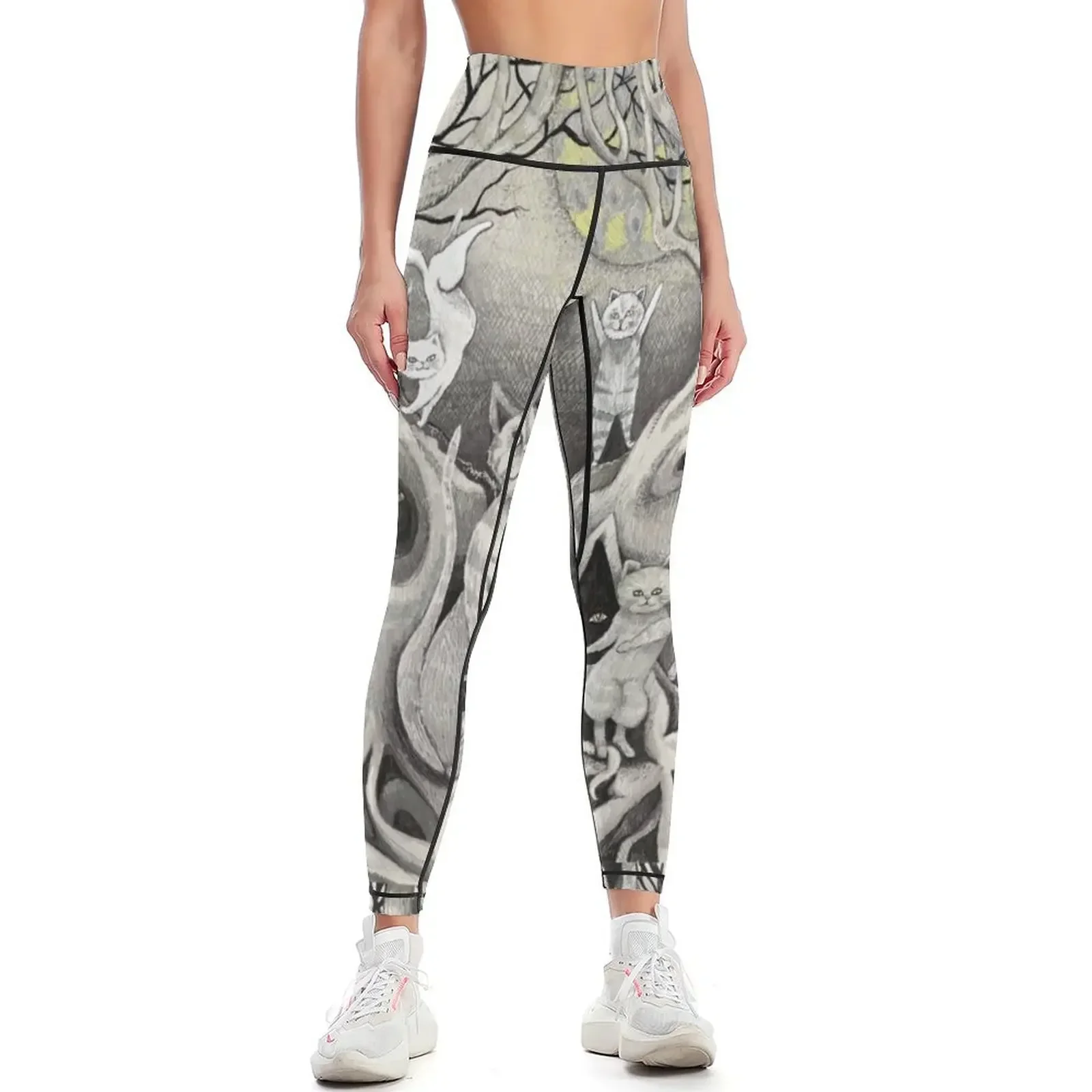 

they danced in the light of the moon & stars remastered Leggings Golf wear Women sports sport pants sport set Womens Leggings
