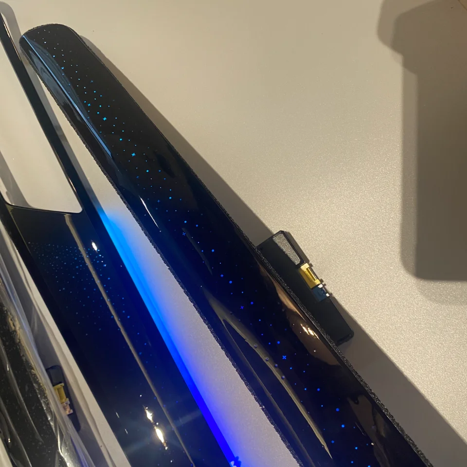 ل 2014-2020 VW Golf 7 GTI 7.5 Mk7 LED الضوء المحيط RGB Ambientebeleuchtung الداخلية ستار الديناميكي سيمفونية جو مصباح ABS #4