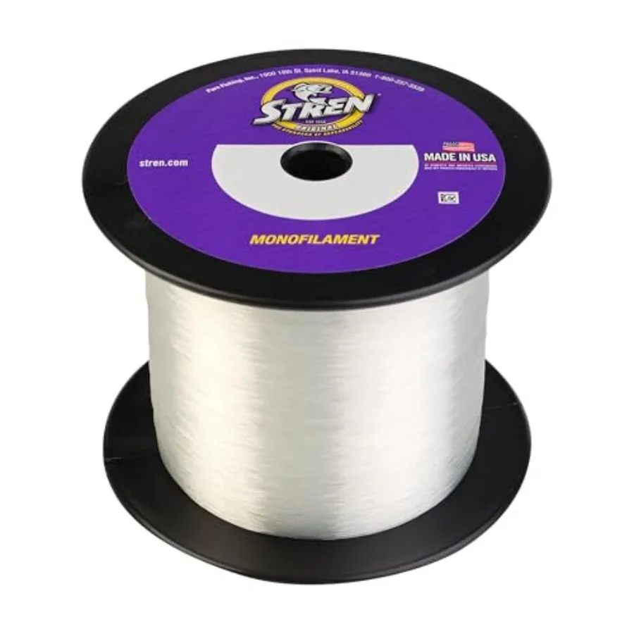 

Stren Original Monofilament Fishing Line for Freshwater Fishing Transparent Color 6 lb Test Durable and Sensible