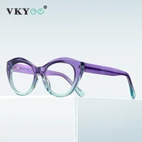 Vicky-gafas de lectura con montura de moda para mujer, gafas de lectura antiluz azul, miopía graduada personalizable, hipermetropía, PFD2168