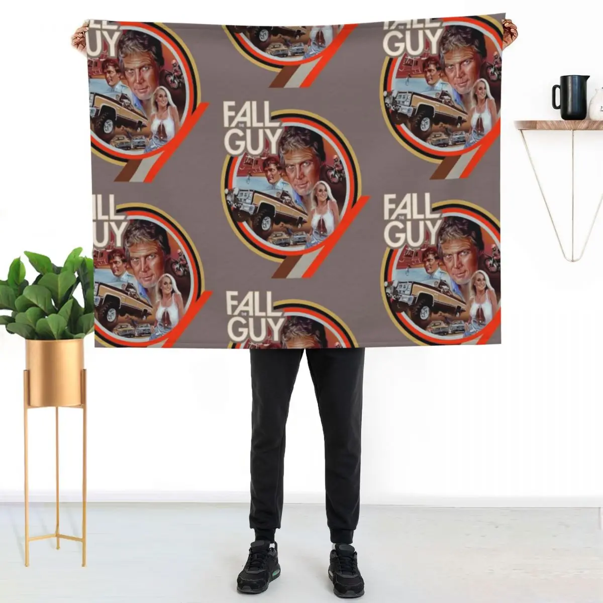 The Fall Guy Throw Blanket Breathable Lightweight Blanket for Adults Kids