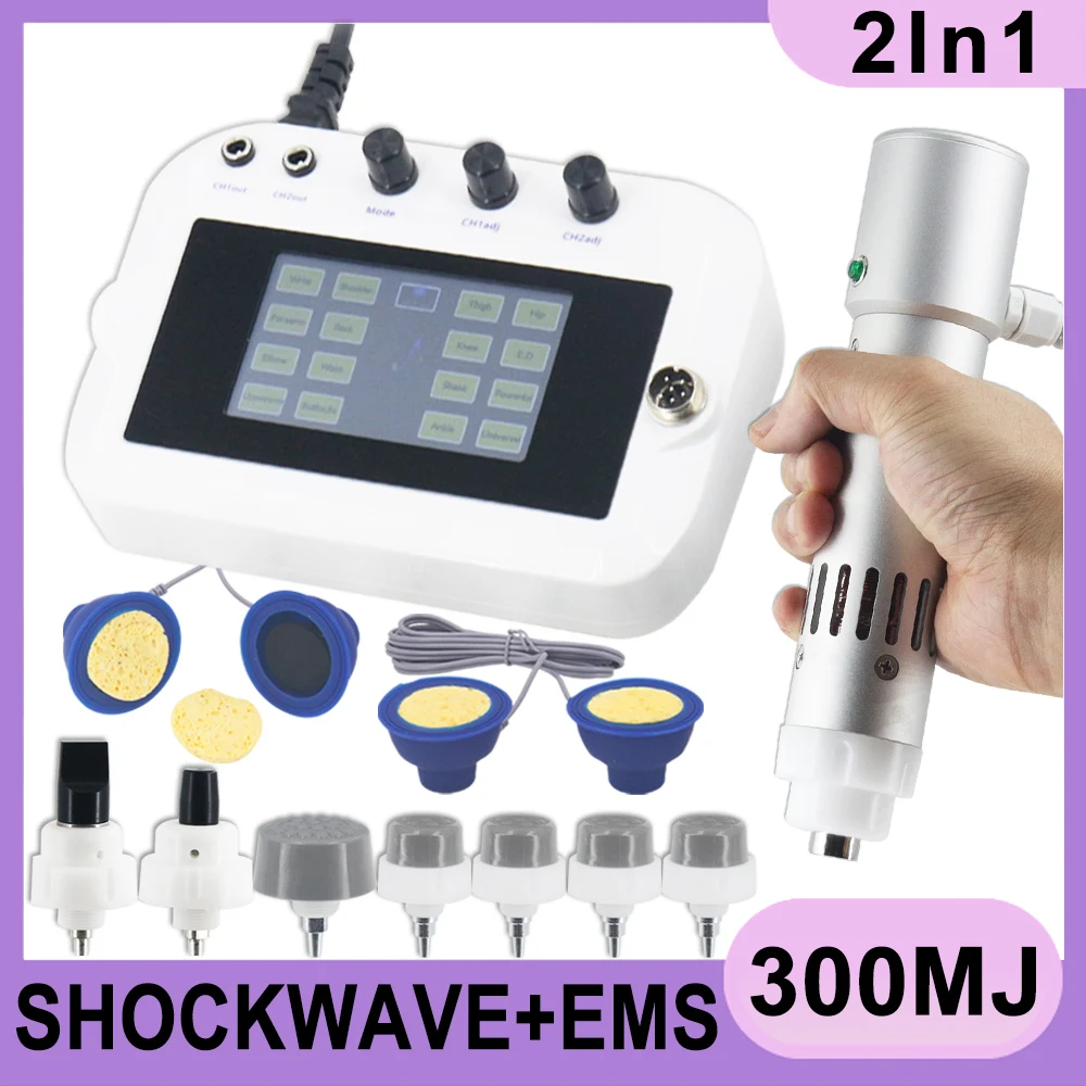 Shockwave Therapy Machine For Erectile Dysfunction Tennis Elbow Electrical Muscle Stimulation Muscle Relaxation Massager