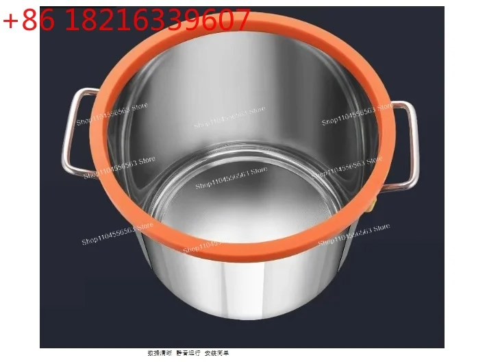 YAO 3 Gallon 12L Stainless Steel Vacuum Degassing Chamber Vacuum Defoaming Barrel For Silicone Resin AB Adhesive 25x25CM Acrylic