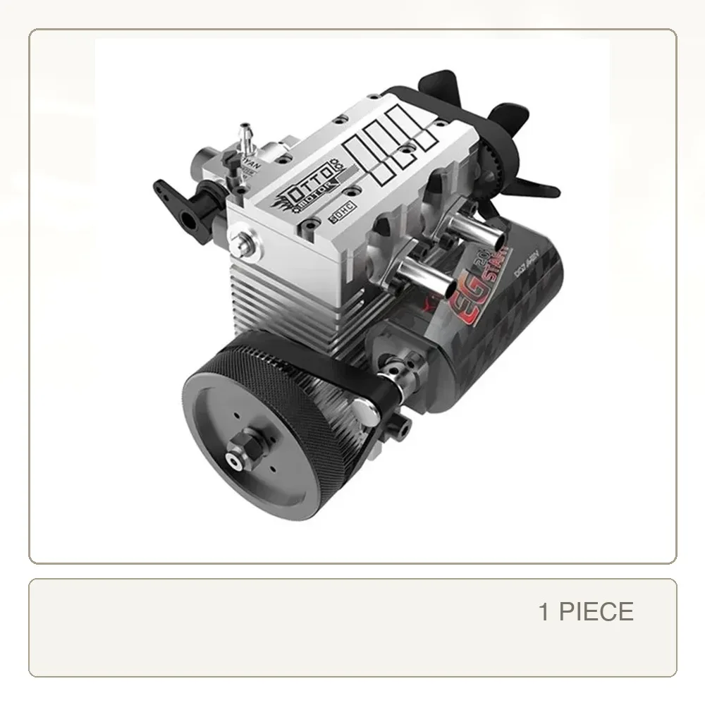 TOYAN FS-L200AC 4 Stroke Air Cooled Engine 7cc Inline 2 Cylinder Nitro Internal Combustion Engine Model Kit