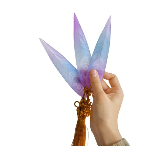 HUNTERX-Cosplay con estampado 3D de dardos, cazadores de demonios, disfraz de Zoey, accesorios de Kpops, arma para adultos y mujeres, accesorios de trajes de Halloween