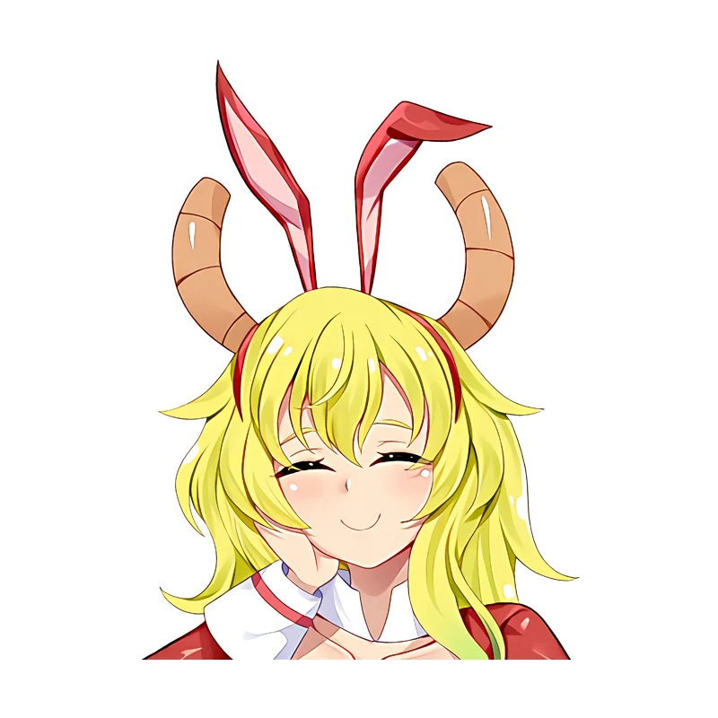 EARLFAMILY Bunny Kitagawa Marin Stickers Popular Anime Theme Skateboard Surfboard Decals Waterproof Racing Accessories Decor