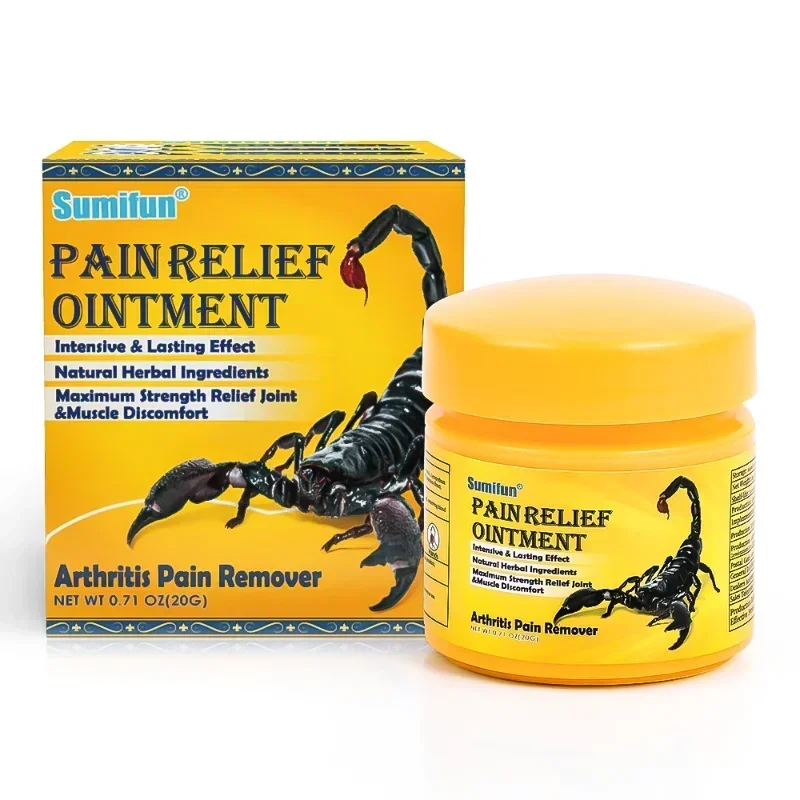 Sdatter Scorpion Venom Ointment Shoulder Neck Lumbar Relief Pain Rheumatism Arthritis Joint Analgesic Knee Muscles Ache Treatmen