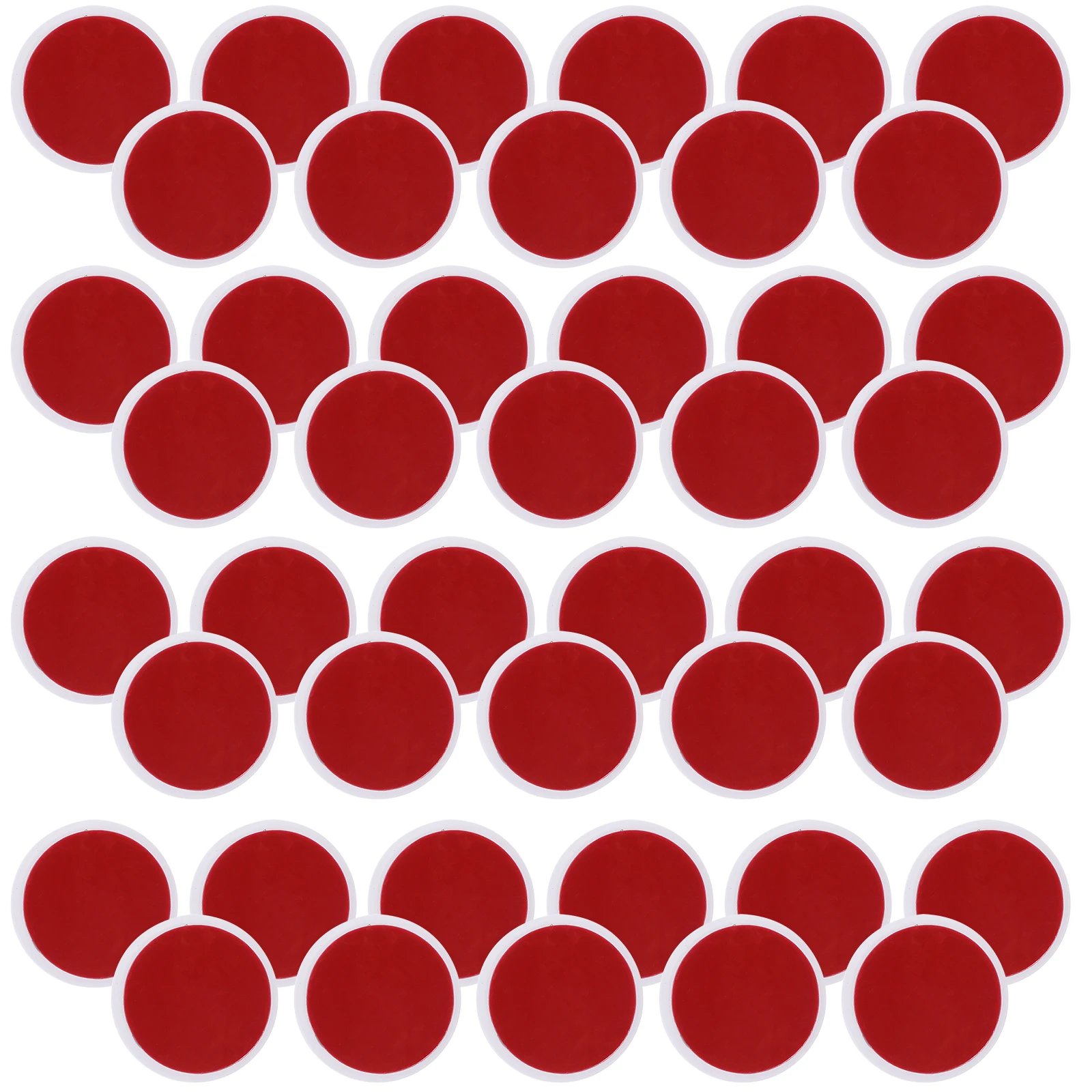 

100 Pcs Banner Hanging Discs 3CM Round Flag Ear Plastic Sucker Poster Accessories Supermarket Mall Trade Show Display