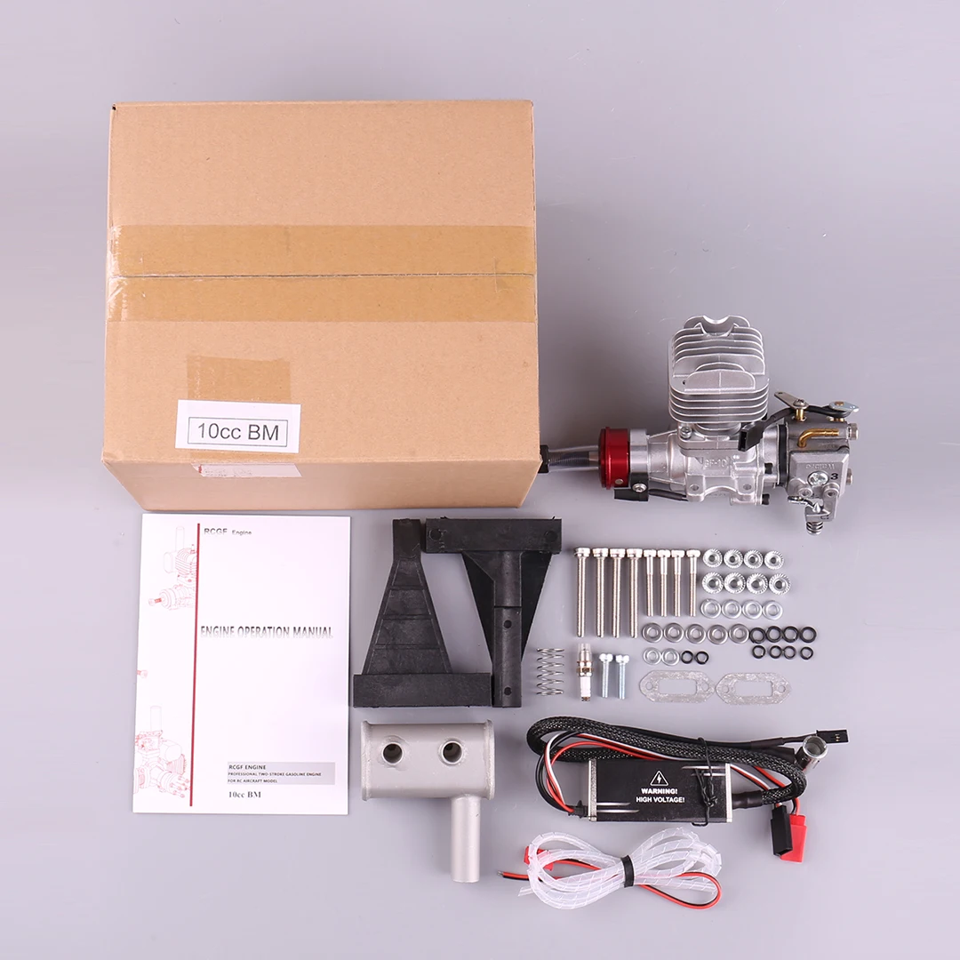 RCGF 10CC BM Petrol Engine Side Exhaust Pipe 10ccBM 2-Stroke Compatible with RC Gas Model Airplane