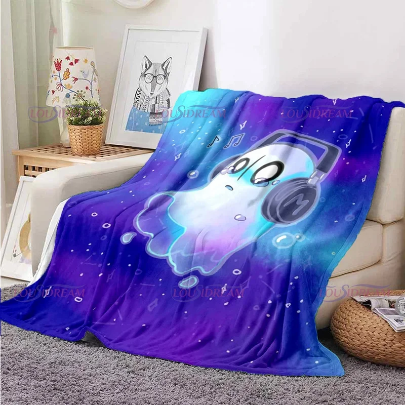 Anime Undertale Sans Print Throw Blankets for Beds Bedspread Covers Sofa BlanketThermal Blanket Children's Blanket Travel Quilt