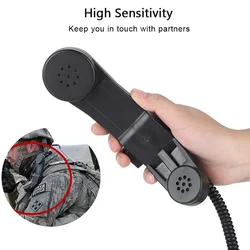 Micrófono XIEGU G90 G90S micrófono de mano onda corta transceptor HF de alta frecuencia micrófono de comunicación de emergencia