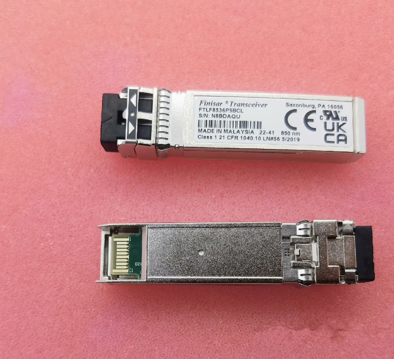 

Finisar 25G SFP Transceiver FTLF8536P5BCL 25GB 850NM Optical Fiber