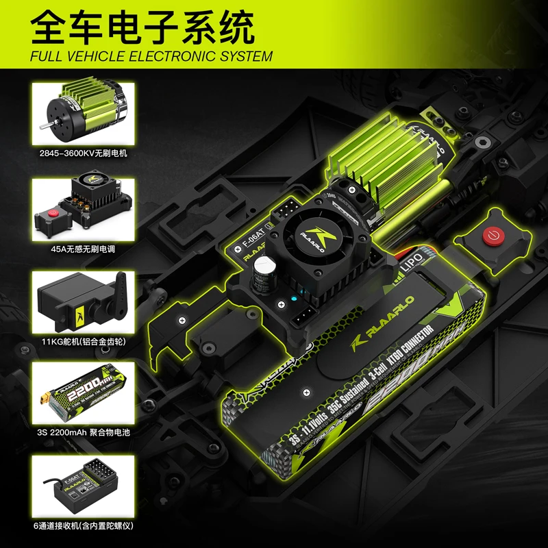 Simulazione di Lello Xts P12 Rally Car 1:12 Professionale Rc 2.4g Telecomando a scala intera Quattro ruote motrici Off Road Drift Racing