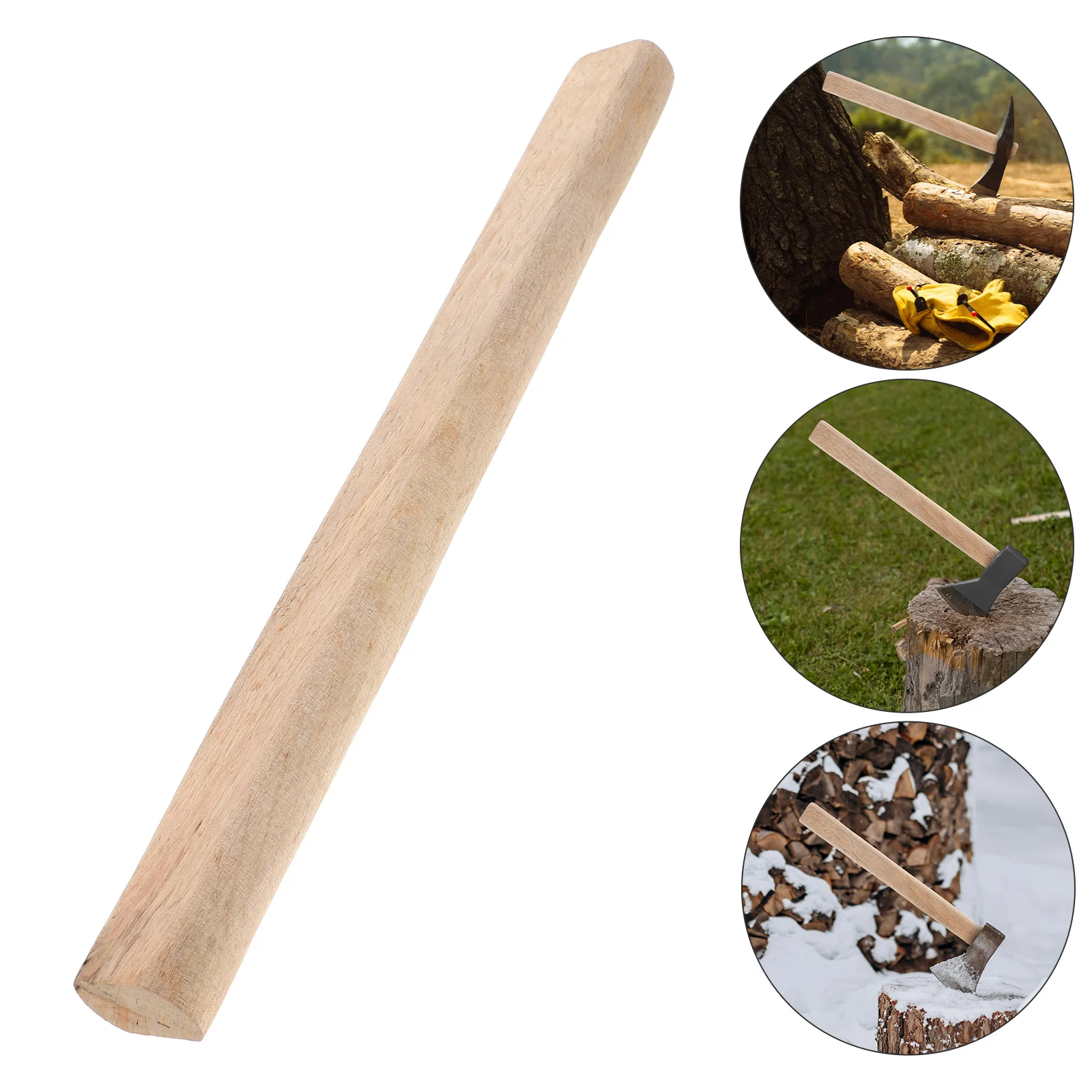 

Ax Handle Axe Handles Wood Outdoor Camping Hatchet Hammer Attachment Grip for Replacement