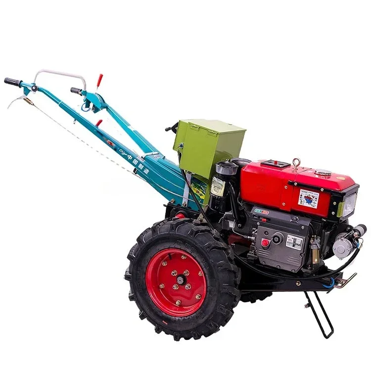 Manual two wheel walking 11HP price mini tractor