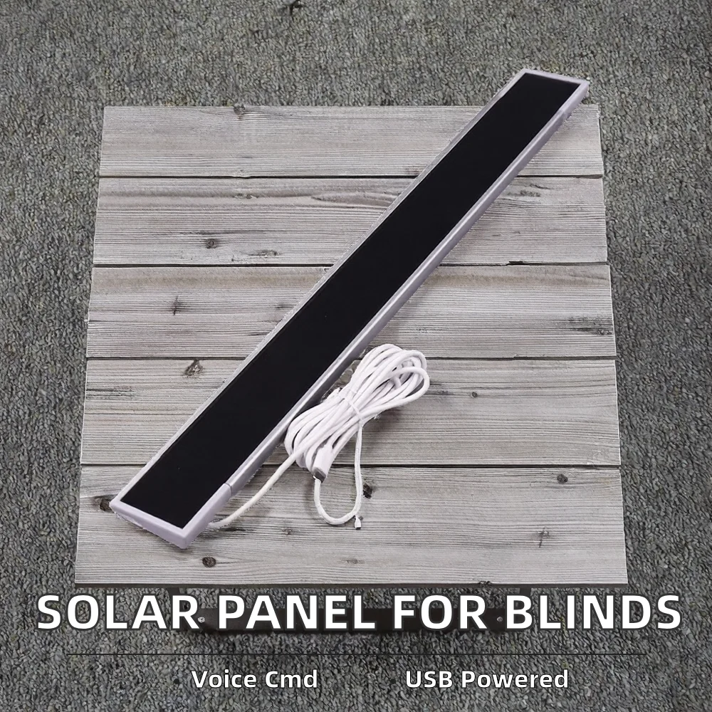 A-OK AC601 IP67 Waterproof Solar Panel For Motorized Shades Blinds Curtains USB Powered Metal Electronic Digital Control Motor