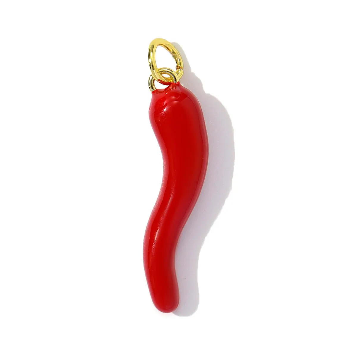 3pcs/Lot Wholesale Copper Enamel Chilli Sunflower Diy Earring Charms Women Shell Starfish Camera Necklace Pendants Cherry Jewelr - view 3