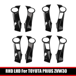 RHD LHD For TOYOTA PRIUS ZVW30 Prius 30 Car Center Console Steering Wheel Control Panel  Interior Decoration accessoires