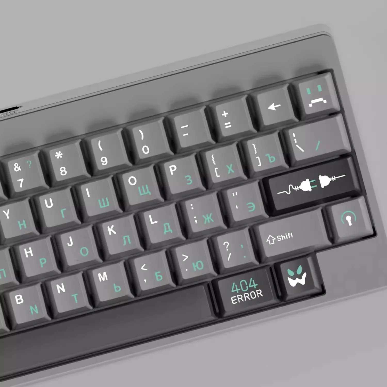 Imagem -02 - Cereja Clone Perfil 404 Keycap Pbt Sublimação de Tintura Inglês Russo 154 Chaves Interruptor mx Teclado Mecânico 60 63 67 7