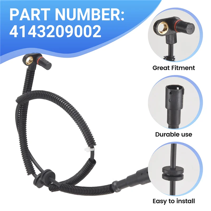 Auto Mozzo Ruota Anteriore Sensore ABS Sensore Mozzo Ruota Anteriore Sensore Per Ssangyong Kyron ACTYON 2006-2013 4143209002