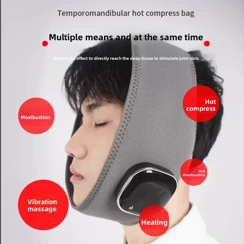 Mandibular joint disorder Hot comprs Physiotherapy bag Chin crooked face Open mouth pain Limited partial jaw elastic orthotics