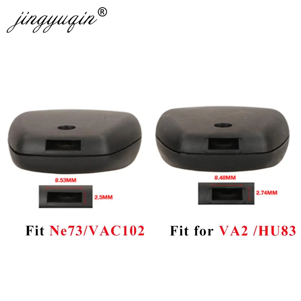 Jingyuqin 30 sztuk/partia 2/3 przyciski zdalnego klucz Shell Case dla Renault Duster Logan Fluence Clio dla Nissan Opel bez ostrza