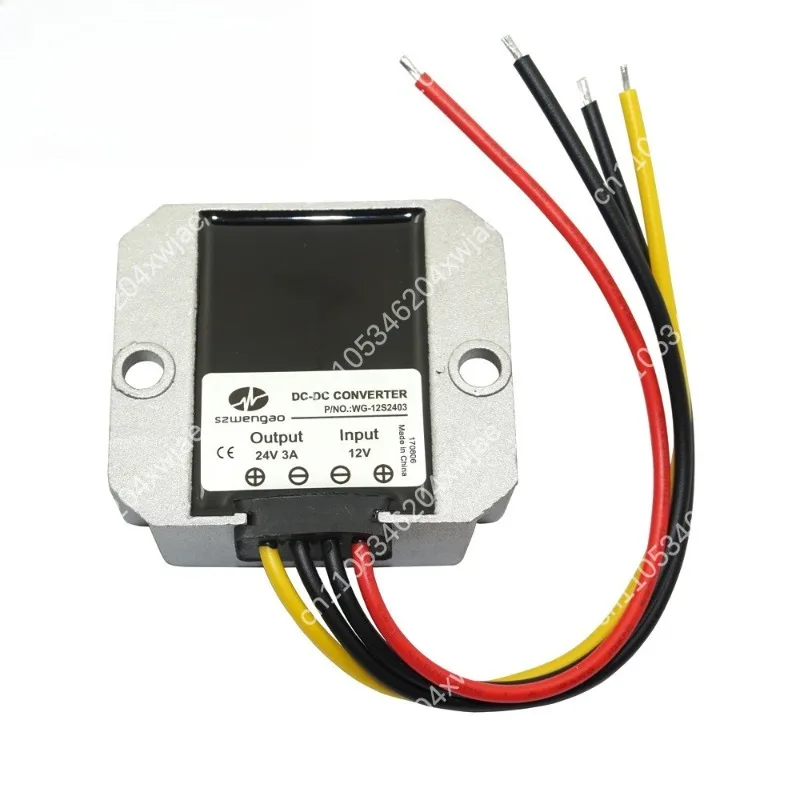 12V 24V 5A 120W Waterproof Boost Converter DC-DC Step Up Regulator Module 9-23V Input for Automotive Marine LED Strip