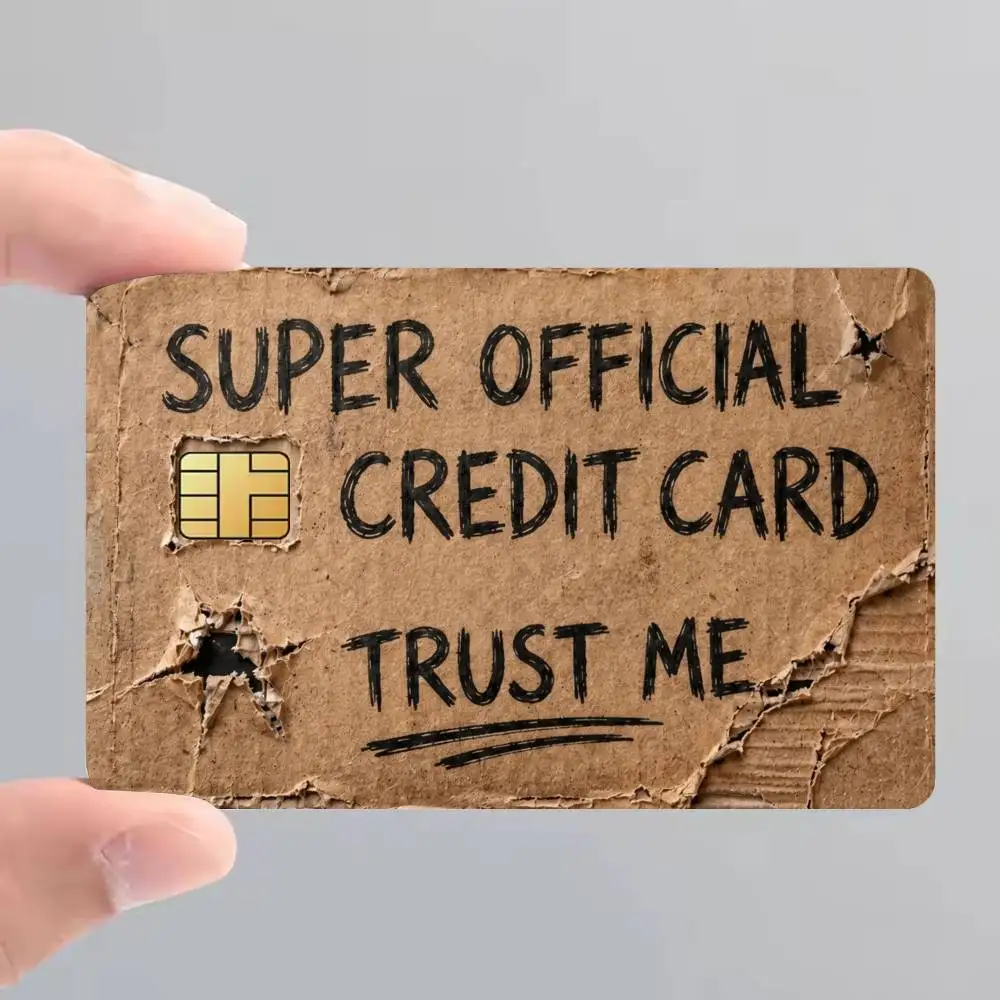 Super Official Credit Card Skin Stickers For Bank Card Bus Metro Card Sticker Waterproof