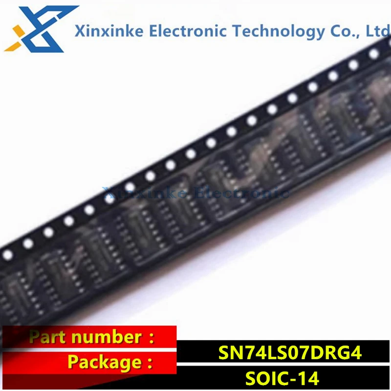 SN74LS07DRG4 SOIC-14 Marking: LS07 Buffers & Line Drivers Hex Inverter Drivers Logic ICs Brand New Original