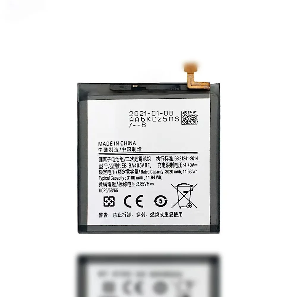 For Samsung A40 EB-BA405ABE original battery 3100mah cell phone battery, cell phone battery replacement, send tools