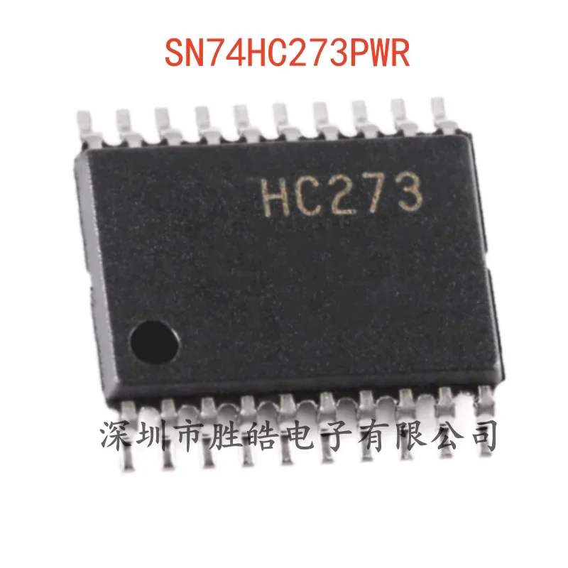 (10PCS)  NEW  SN74HC273PWR    74HC273  Eight-Way D-Flip-Flop Chip   TSSOP-20  SN74HC273PWR  Integrated Circuit