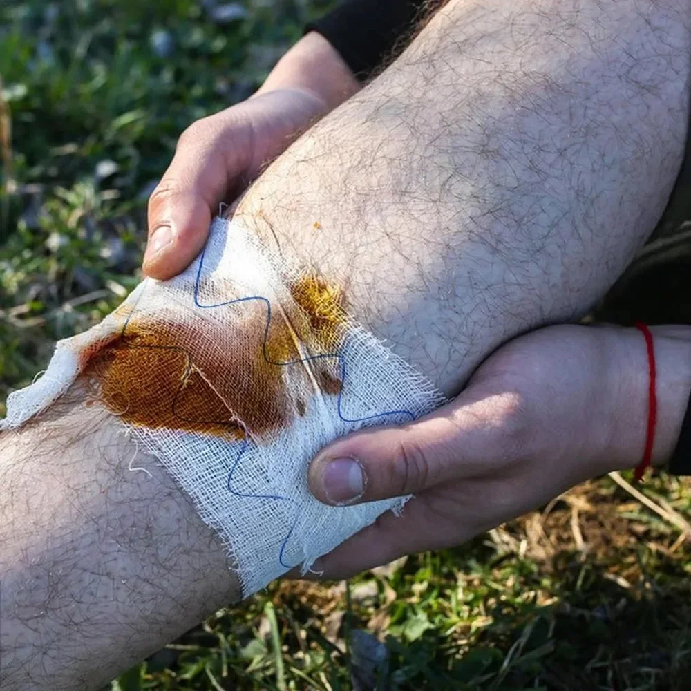 Gasa hemostática de caolín para emergencias y control de hemorragias - imagen 3