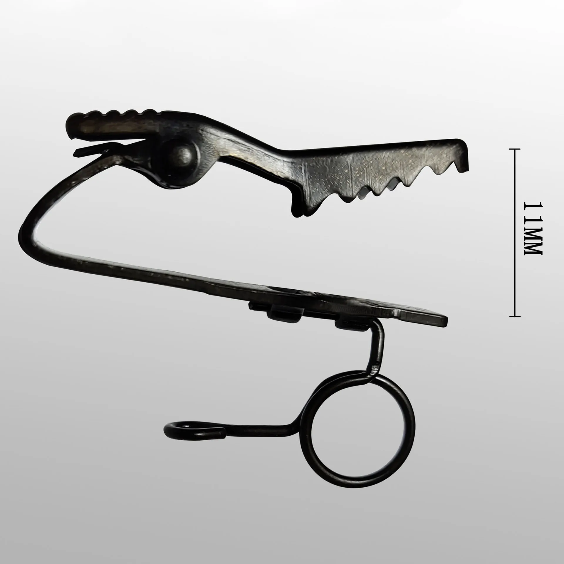 Acessório microfone versátil sem fio, Iron Clip para Lavalier, Headset, Broadcaster, Alto-falante, Metal, clipes de plástico