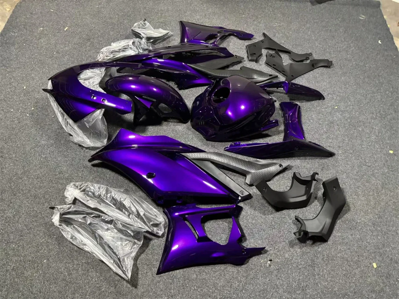 fairing kit is suitable for R25 19 2021 22 23 R3 2019 2020 2021 2022 2023 fairing purple motorcycle housing