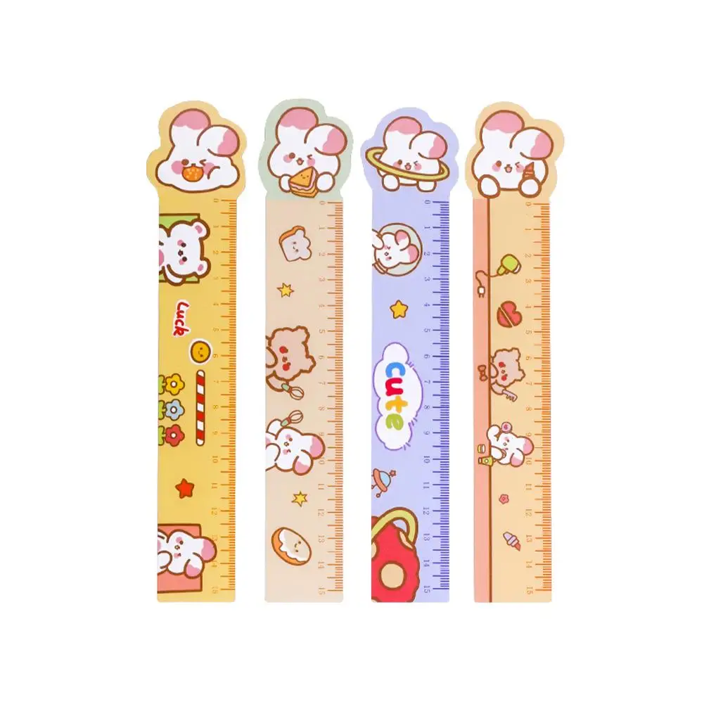 Cute Cartoon Animal Soft Ruler Student Measurement Styles To Office Stationery Flexibility Tool Easy Various Not Break Scho B2J3