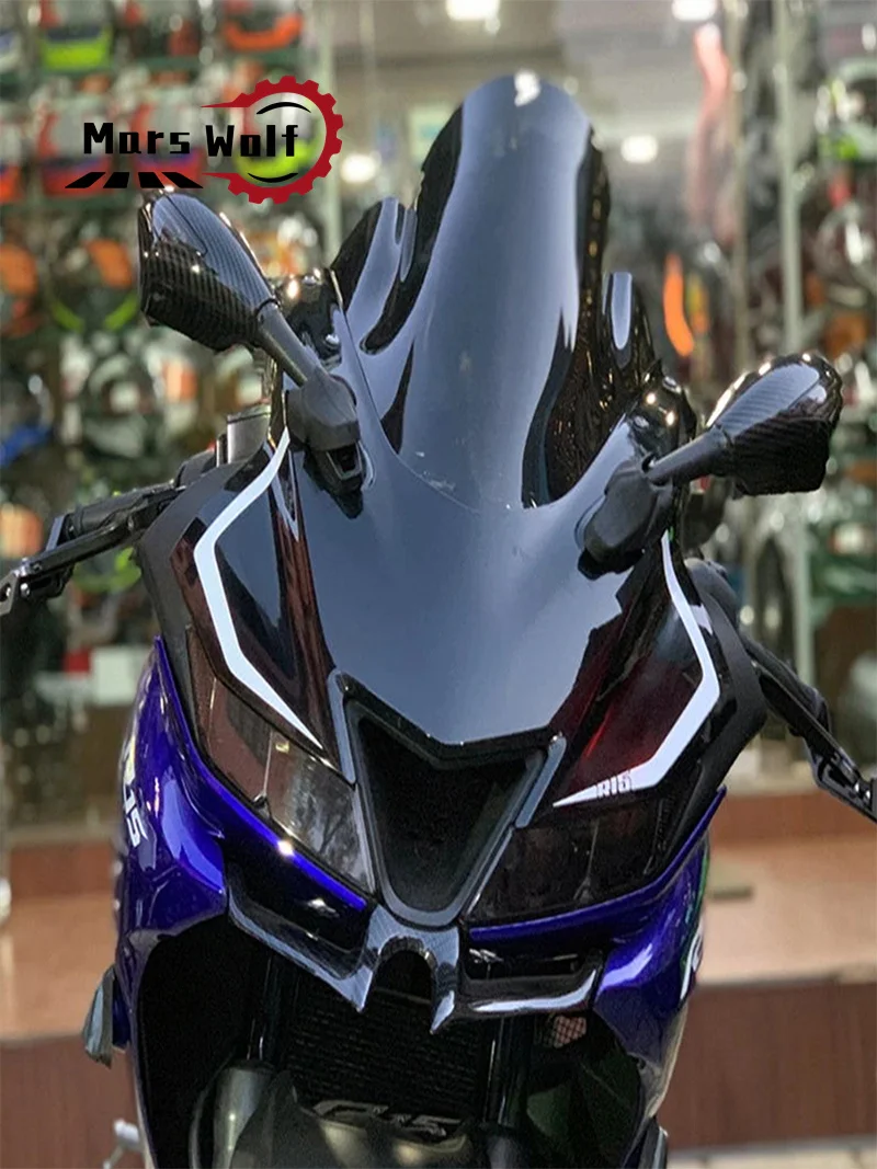 FOR YAMAHA YZF R15 V3.0 yamaha r15 v3 YZFR15 R 15 Motorcycle Front Screen Windshield Fairing Windshield 2017-2020