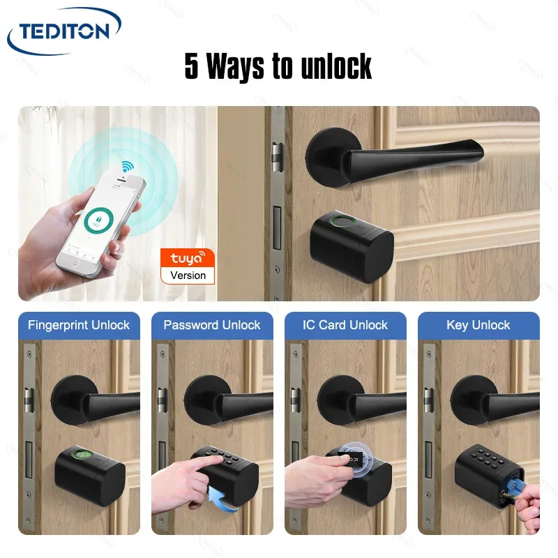 Door Handle Safe Electric Iron Door Lock Mortise Lock Cylinder Hotel Master Key Cylinder General Masterkey Lock Cylinders