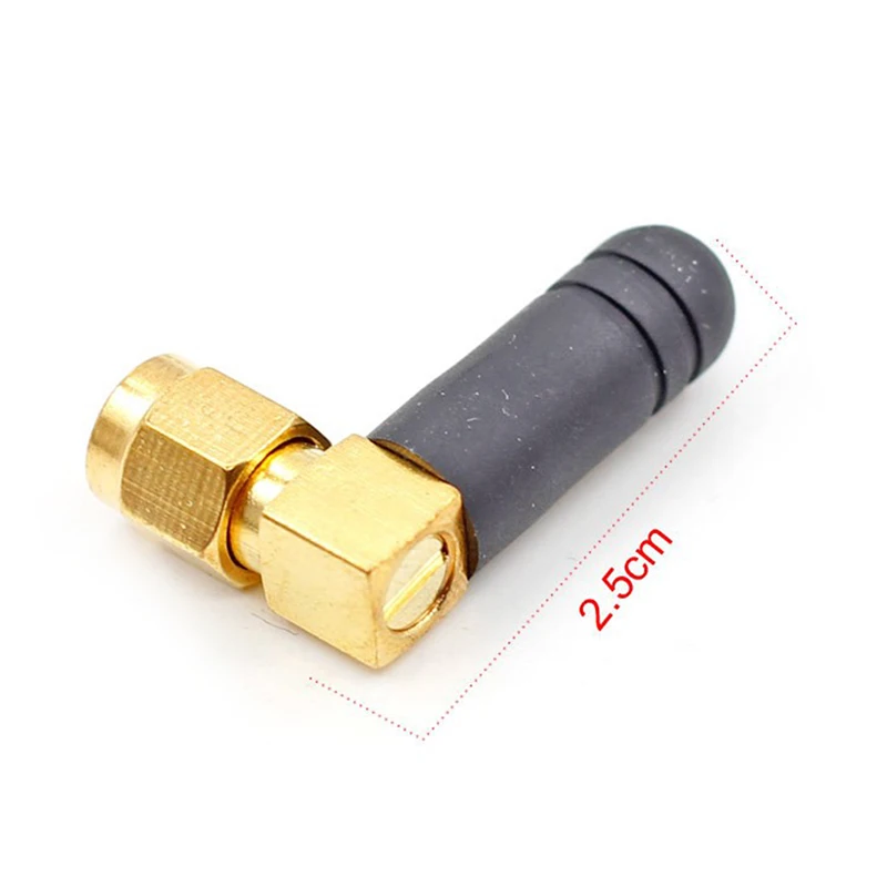 2PCS Mini Rubber 3dBi 2.4ghz Antenna WIFI SMA maschio Router antenne Bluetooth